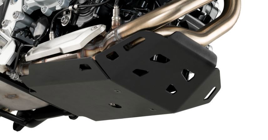 Carterplaat Aluminium Zwart Puig Bmw F750/850/900Gs