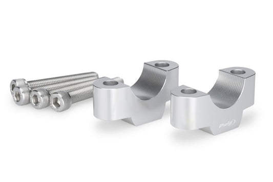 Stuurverhogers 20mm zilver Puig BMW R12 / R12 NineT '24-