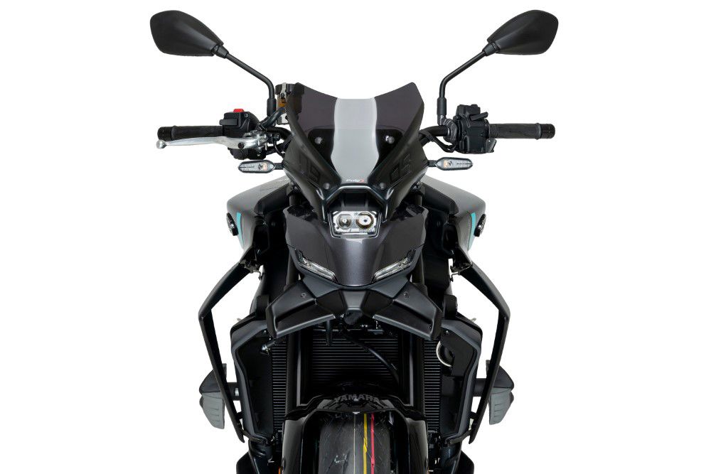 Puig Naked Front Spoiler - Yamaha MT-09 2024-2026 | MT-09 SP 2024-2026 - Zwart / Mat Zwart en meer