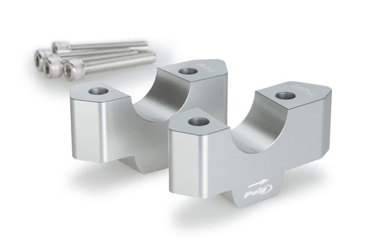Stuurverhogers 25mm zilver Puig Yamaha MT-09 / SP '24-