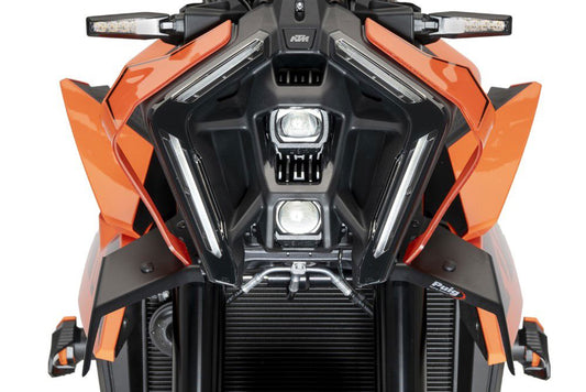Naked Front Spoiler mat zwart Puig voor KTM 990 Duke '24-