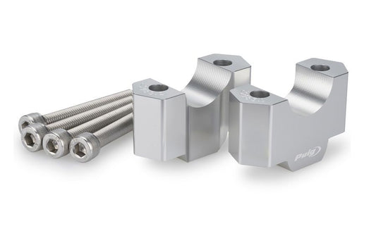 Stuurverhogers 30mm zilver Puig BMW F900GS / Adventure '24-