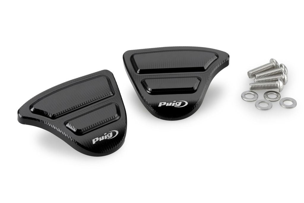 Spiegelafdekplaatjes Zwart Puig Yamaha Yzf-R1