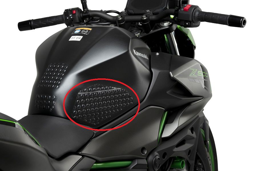 Tank Grip Puig Zwart Kawasaki Z500/Se / Ninja 500 '24-