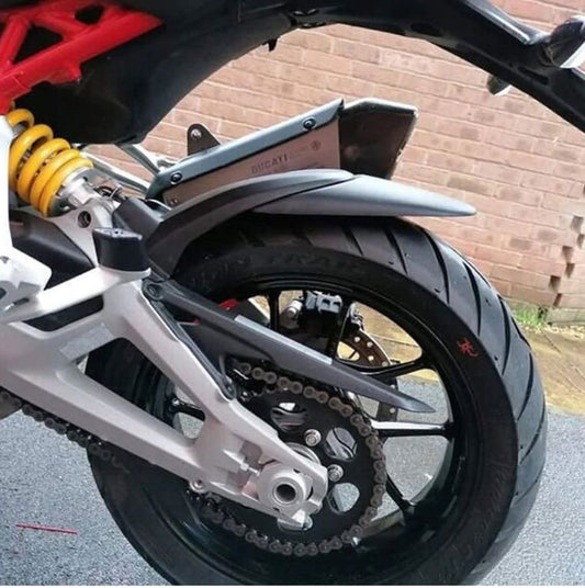 Achterspatbord verlenger mat zwart voor het originele spatbord Ducati Multistrada V4 / S / Rally 2024