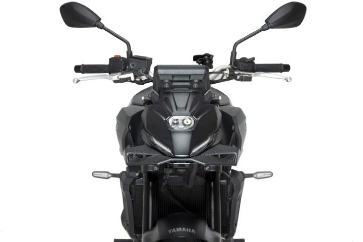 Puig Naked Front Spoiler - Yamaha MT-07 2025-2026 - Zwart / Mat Zwart en meer