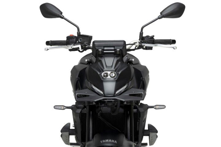 Puig Naked Front Spoiler - Yamaha MT-07 2025-2026 - Zwart / Mat Zwart en meer