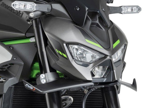 Naked Front Spoiler zwart Puig voor Kawasaki Z900 '25-