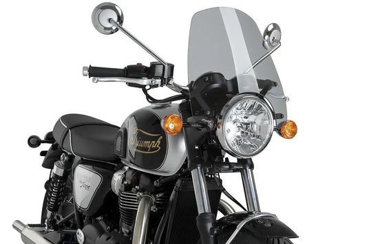 Windscherm Puig model New Generation Triumph Bonneville T100 / T120 / Black