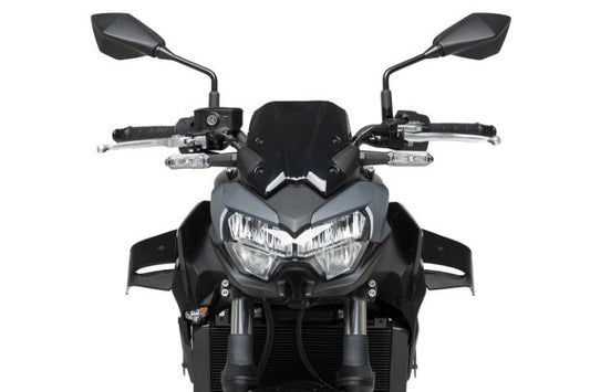 Side spoiler D12 Puig Kawasaki Z650 '20- zwart