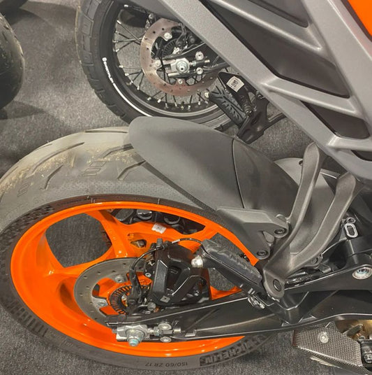 Achterspatbord verlenger mat zwart KTM Duke 125/390 '24-