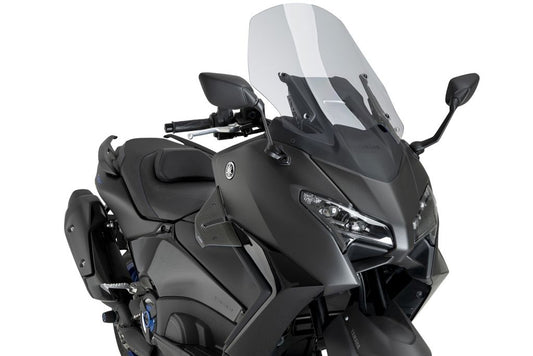 Side spoiler D12 Puig Yamaha T-MAX 560 / Tech Max '22- carbon look