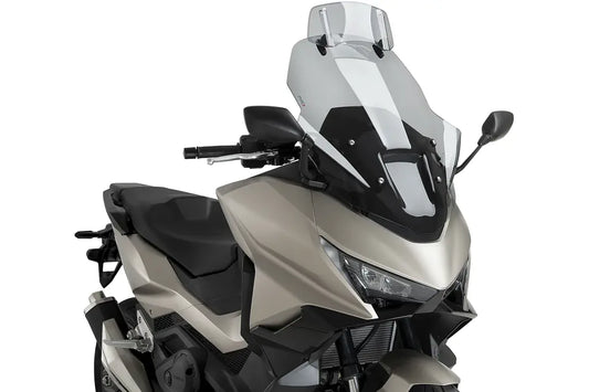 Vervangingsruit touring met opzetruitje Puig Honda Forza 750 '25- licht getint