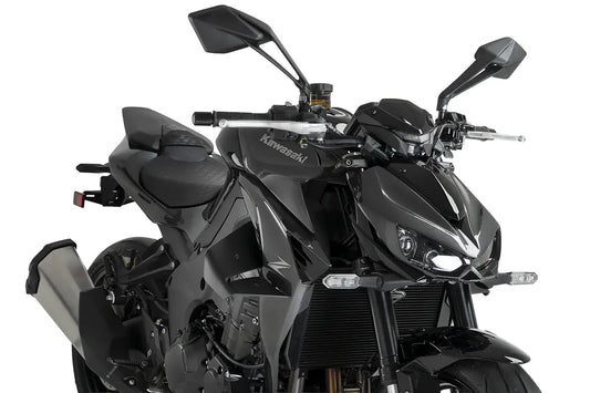 Side spoiler D12 Puig Kawasaki Z1100 / SE '26- mat zwart