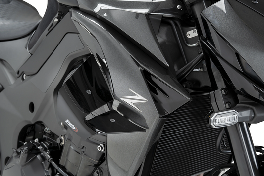 Side spoiler D12 Puig Kawasaki Z1100 / SE '26- zwart