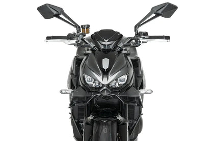 Puig Naked Front Spoiler - Kawasaki Z1100 2025-2026 | Z1100 SE 2025-2026 - Zwart / Mat Zwart en meer