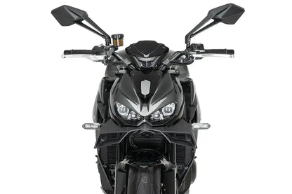 Puig Naked Front Spoiler - Kawasaki Z1100 2025-2026 | Z1100 SE 2025-2026 - Zwart / Mat Zwart en meer