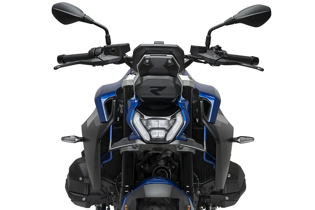 Puig Naked Front Spoiler - BMW R1300R 2025-2026 - Zwart / Mat Zwart en meer
