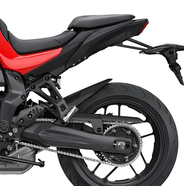 Achterspatbord verlenger mat zwart Yamaha Tracer 7 '25-