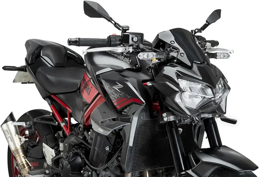 Side spoiler D12 Puig Kawasaki Z900 '20-24 carbon look