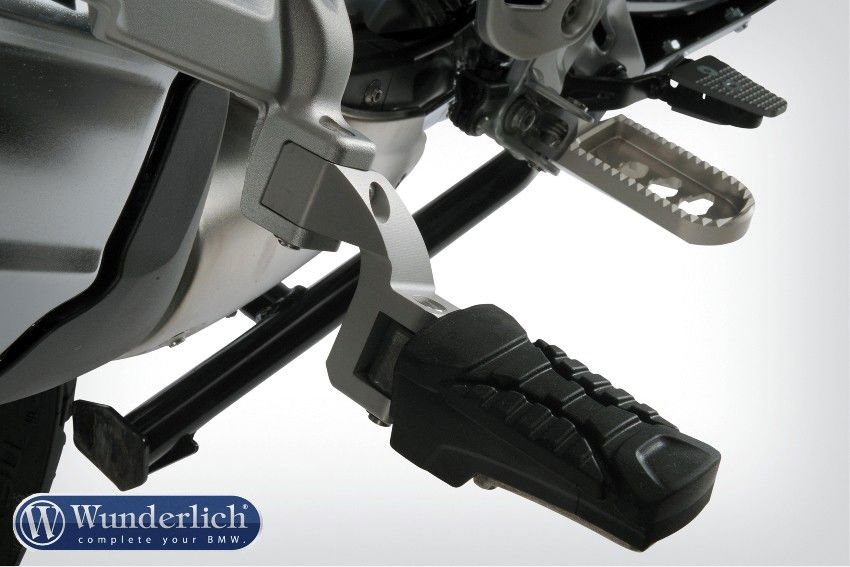 Passenger Footrest Relocation - Silver Bmw R1200Gs Lc/Adventure // S1000Xr Wunderlich
