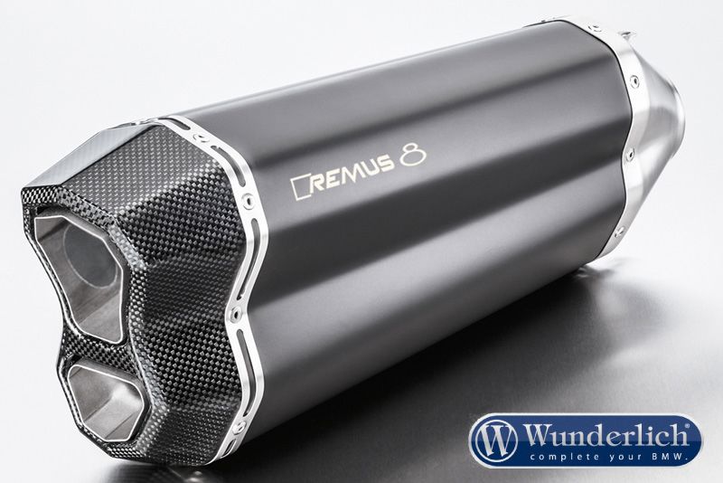 Remus 8 Bmw R1200Gs Lc/Adventure Stainless Steel (Euro4) - Black Wunderlich