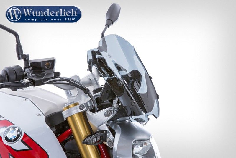 Windscreen R-Marathon Medium Bmw R1200R Lc - Smoked Grey Wunderlich