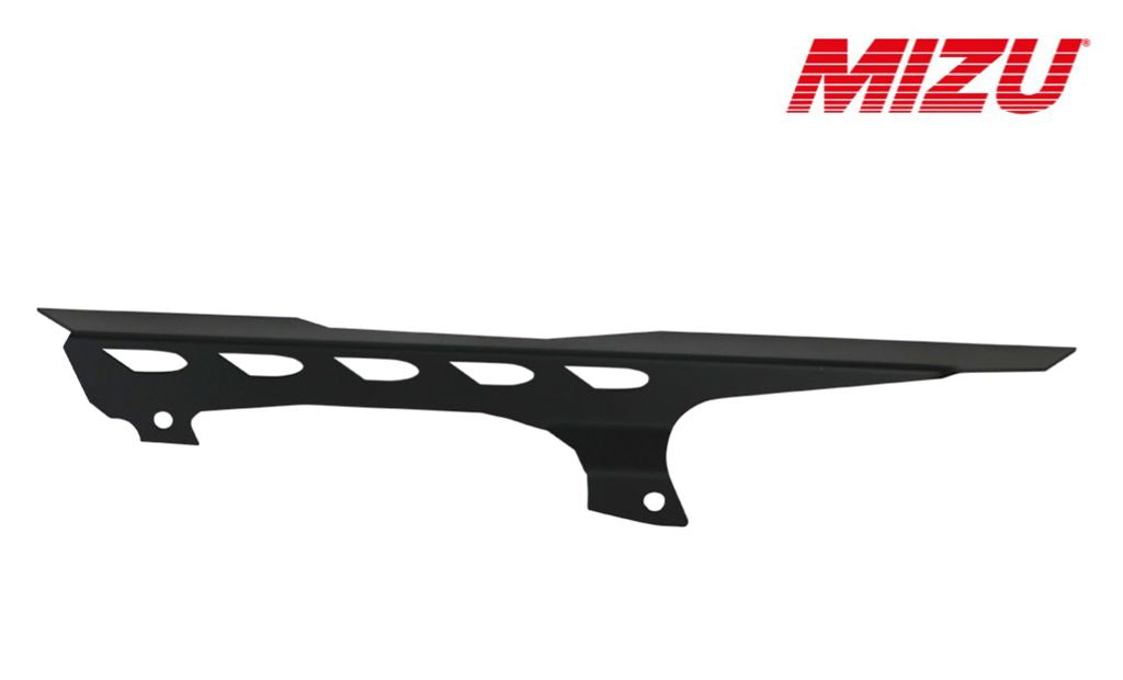 MIZU Kettingbeschermer - KTM 990 Duke 2024-2026 | 990 Duke R 2025-2026 | 990 RC R 2025-2026 - Fly-Serie - Oranje / Zwart