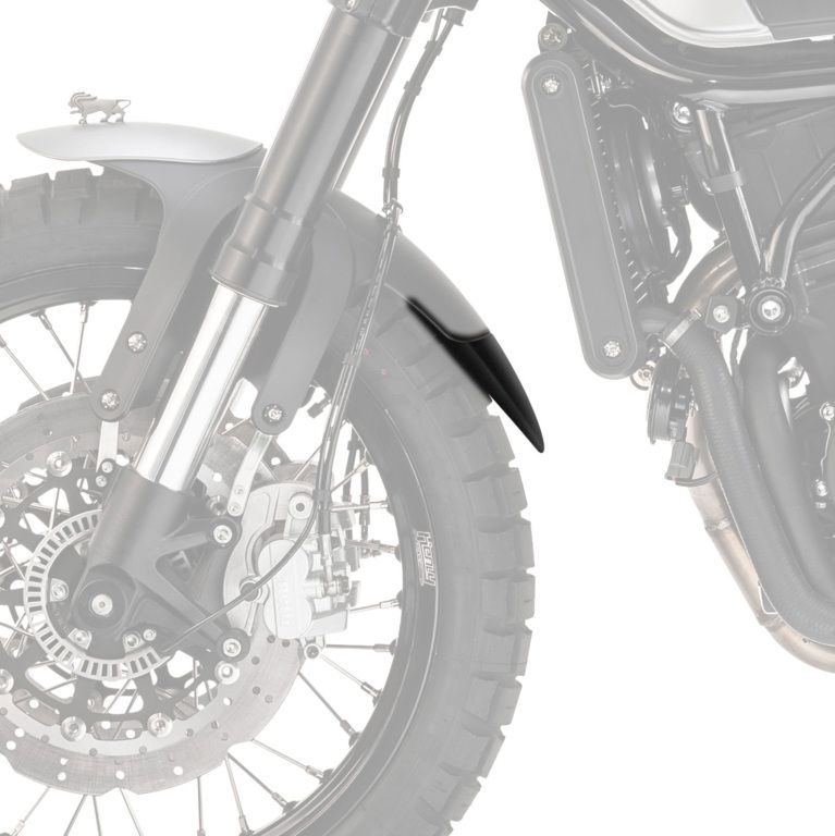 Voorspatbord Verlenger Voor De Achterkant Zwart Puig Benelli Leoncino 500/Trail '16-