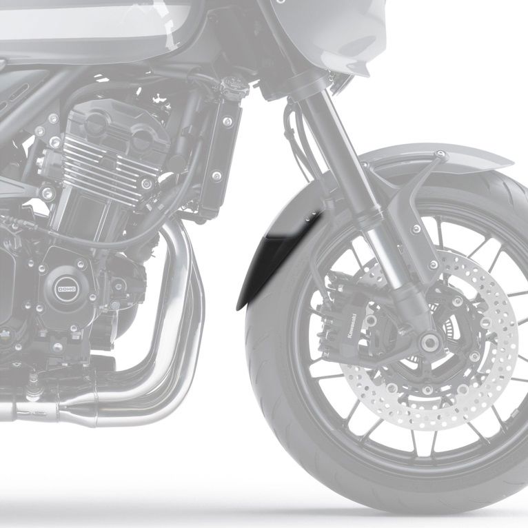 Voorspatbord Verlenger Voor De Achterkant Zwart Puig Kawasaki Z900Rs