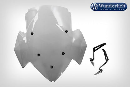 Windscreen Â»Marathonâ« High Bmw S1000R '14-- Smoked Grey Wunderlich