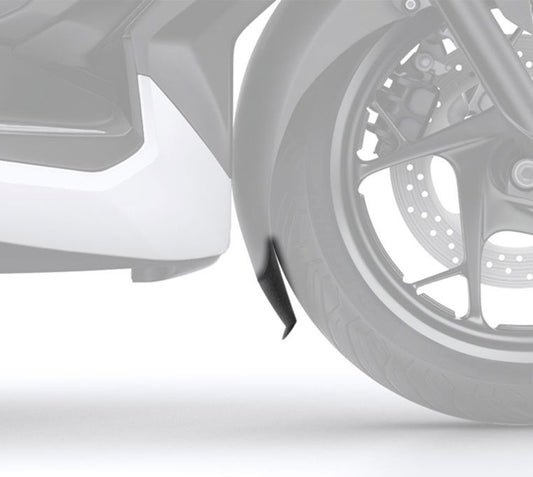 Voorspatbord verlenger zwart Yamaha X-MAX 125/300/400 '17-21