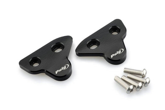 Spiegelafdekplaatjes zwart Puig Yamaha YZF-R1 / YZF-R9 / YZF-R7 / YZF-R6
