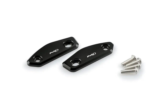 Spiegelafdekplaatjes zwart Puig Suzuki GSX-R250 '17-19