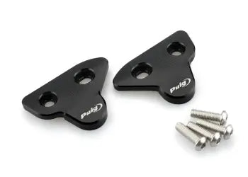 Spiegelafdekplaatjes zwart Puig Honda CBR500 / CBR600 / CBR650