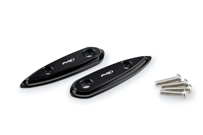 Spiegelafdekplaatjes zwart Puig Yamaha YZF-R3 '15-19
