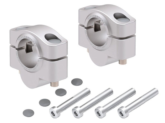 Stuurverhogers 20mm zilver Hepco&Becker Suzuki GSX-8T '25-