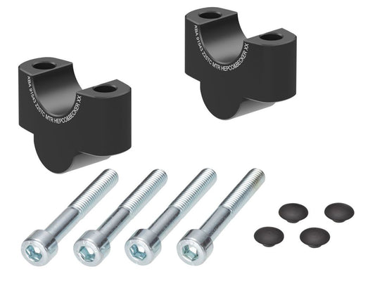 Stuurverhogers 25mm zwart Hepco&Becker Honda CMX 1100 Rebel / DCT / SE '25-