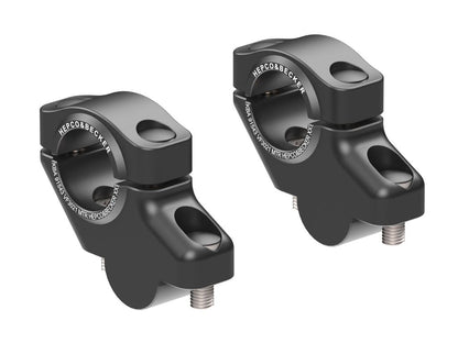Stuurverhogers offset 30mm/21mm zwart Yamaha Tracer 9 GT / GT Plus '25-