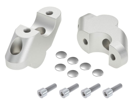 Stuurverhogers offset 30mm/25mm zilver Triumph Speed Twin 900 '25-