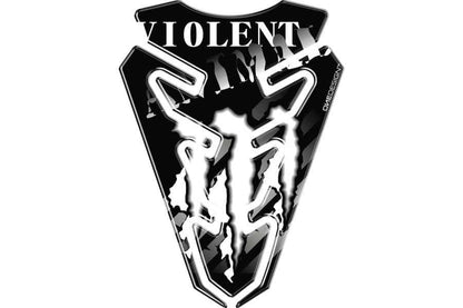 Tankpad Violent Puig universeel - Zwart / Transparant en meer