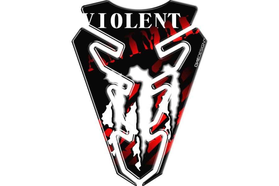 Tankpad Violent Puig universeel - Zwart / Transparant en meer