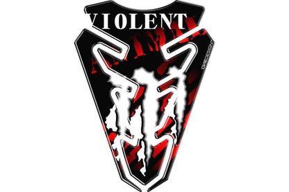 Tankpad Violent Puig universeel - Zwart / Transparant en meer