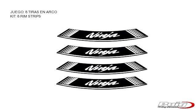 Velgsticker met Ninja logo Puig
