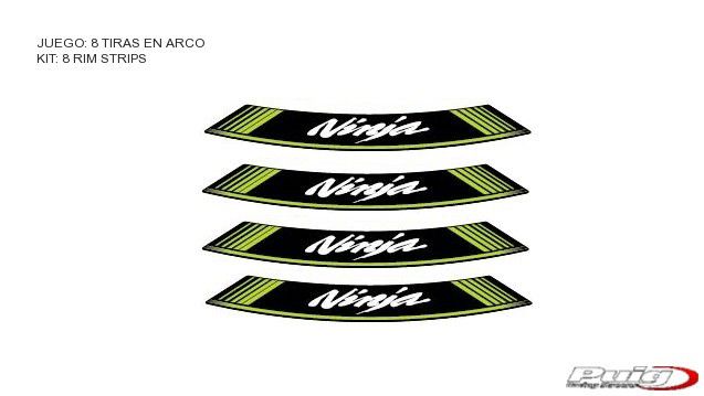 Velgsticker met Ninja logo Puig