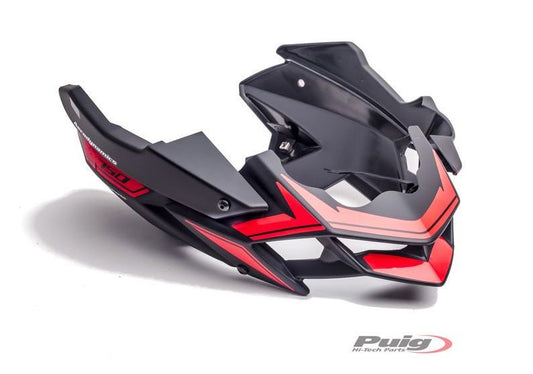 Motorspoiler Puig mat zwart Suzuki GSR750 '11-'17
