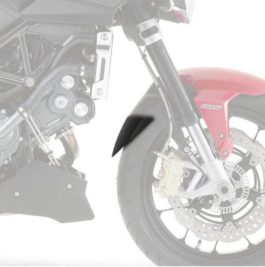 Voorspatbord verlenger zwart Puig voor de Aprilia Shiver 750 '08-'21