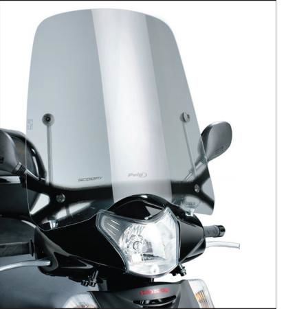 Windscherm scooter model T.G. Puig transparant voor Honda Scoopy SH300i '11-14