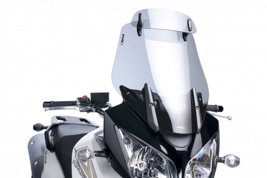 Vervangingsruit touring met opzetruitje licht getint Puig Suzuki DL650 V-Strom -'11