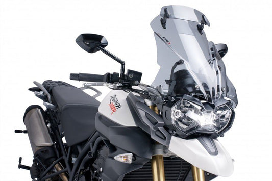 Vervangingsruit touring Puig met opzetruitje licht getint Triumph TIGER 800/XC '11-'14 /XC/XCX/XCA/XR/XRX/XRT '15-'17